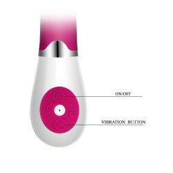 Pretty Love  Vibromasseur Daniel rose - 19.5 x 3.1 cm